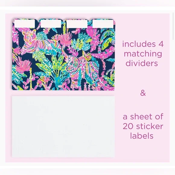 Lilly Pulitzer Study Notecard Set, Seen and Herd - Picture 5 of 5